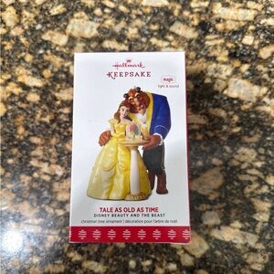 Hallmark Keepsake Tale As Old As Time Disney Beauty and The Beast Ornament